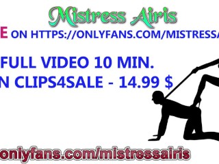 Your Face Is Her Throne, Your Breath Exists Only to Worship Her Feet