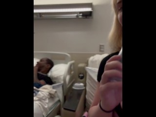 He Caught Me Playing with My Pussy While My Sister Was at the Cafeteria… So I Sucked His Dick