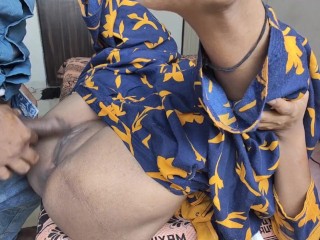 Beautiful 18 year old Indian kamwali seducing owner with hot lusty sex