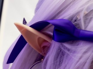 Castorice - blowjob, footjob and sex - cosplay Honkai Star Rail