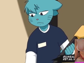 Reacting to Nicole Shopping Trip | The Amazing World of Gumball Hentai