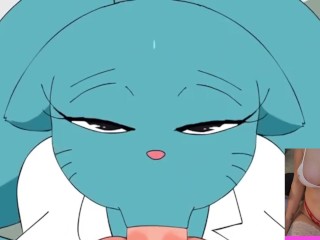 Reacting to Nicole Shopping Trip | The Amazing World of Gumball Hentai