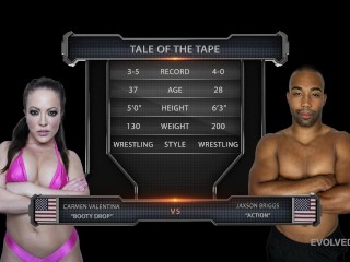 Carmen Valentina vs Jaxson Briggs - Jaxson Delivers A Deep BBC Fucking