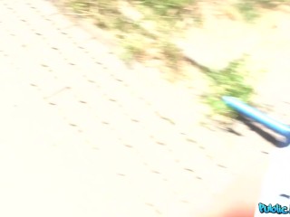 Public Agent Full Scene - wild college student has sex at a train station