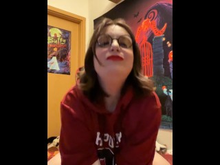 Harriet Potter cums whimpering and screaming while riding Draco‘s jacket! #Drarry