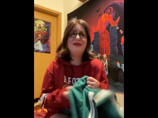 Harriet Potter cums whimpering and screaming while riding Draco‘s jacket! #Drarry