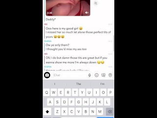 I ended up texting my ex and exposing my tight pussy and perky tits