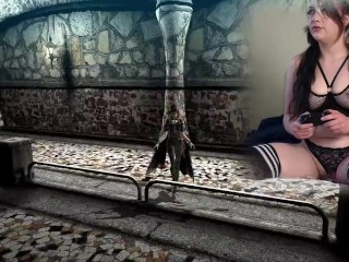 Lovense Connected Gaming! Sexy Bimbo Plays Bayonetta! Episode 2