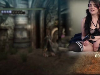 Lovense Connected Gaming! Sexy Bimbo Plays Bayonetta! Episode 2