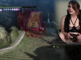 Lovense Connected Gaming! Sexy Bimbo Plays Bayonetta! Episode 3