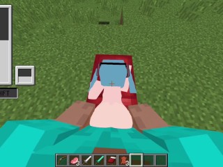 Gooning on Hatsune Miku Jenny's Mod (FapCraft)