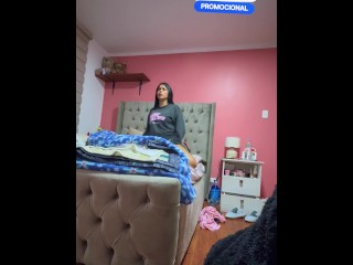 Los padres de mi novia nos dejaron solos en casa y nos divertimos ( SEXO REAL CASERO )