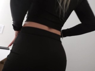 BLONDE BIMBO with HUGE PIERCED TITS Gets FUCKED on DATE NIGHT