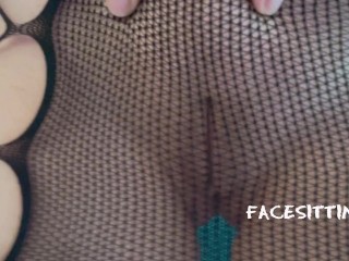 I want to sit on your face and have you lick my pussy! Facesitting POV