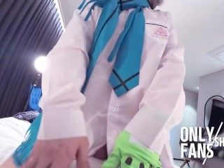 【Blue Archive】POV💙Enjoying Rough sex with Shiroko cosplay, hentai shemale Femboy Crossdresser