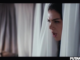 Lost in the Woods - Veronica Leal grows Futa Cock From Native Shemale Ghost and Facefucks Vale Nappi