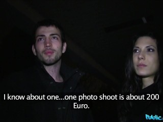 Public Agent - Would your girlfriend do the same as this Spanish babe?