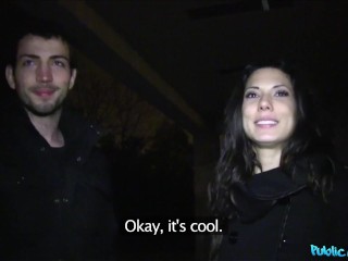 Public Agent - Would your girlfriend do the same as this Spanish babe?