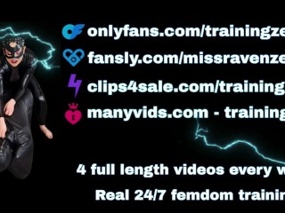 Training Zero Femdom Pony Maid Sissy Slave Tasks - Bondage BDSM Humiliation Real Homemade Wife MILF