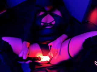 Episode 69 - Darth Milfy Return. Sexy Cosplay MILF fucks herself with a LightSaber Dildo