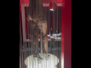 Escort dancing and riding client's cock in motel