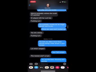 My new bull turns me on by sexting and then fucks me hard