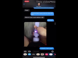 My new bull turns me on by sexting and then fucks me hard