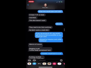 My new bull turns me on by sexting and then fucks me hard