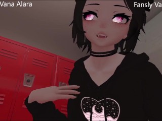 Femboy discovers your foot fetish in the locker room