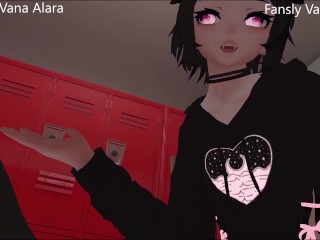 Femboy discovers your foot fetish in the locker room