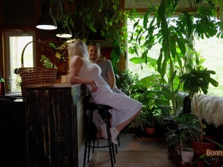 No One Was Home — So We Had Quick Spontaneous Sex in the Kitchen