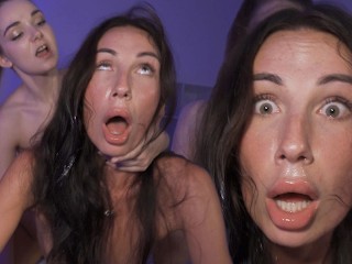 CumDumpsterTeens- Horny teen sluts try out a pegging threesome for the first time!!