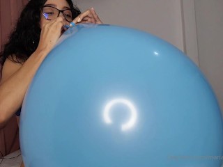 NIBBLE, NIBBLE, POP YOUR 18CM BALLOON! (full video on C4S / MV / OF / Membersite)
