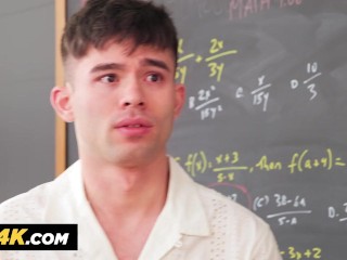 NAUGHTY AMERICA   Professor Teal Conrad agrees to pass her student if he can make her cum