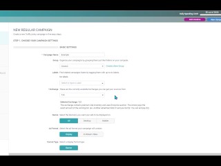 TrafficJunky – How to Create a Campaign