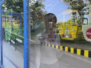 risky public cable car blowjob - naughty in the sky / SallyDinosaur