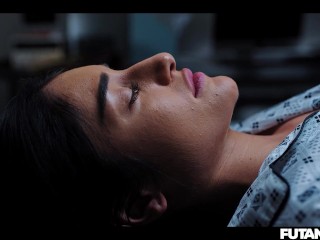 Shemale Sex at the Morgue - Trans Girl with Futa Cock Creampies Tiffany Tatum