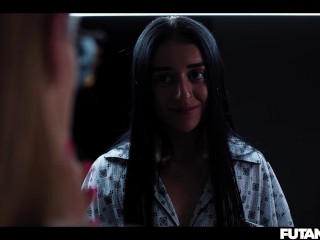 Shemale Sex at the Morgue - Trans Girl with Futa Cock Creampies Tiffany Tatum