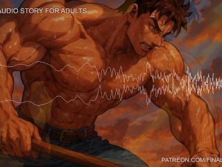 Hot Handyman Gay Erotic Audio: Sweaty Blowjob in the Barn