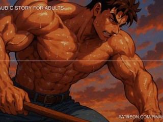 Hot Handyman Gay Erotic Audio: Sweaty Blowjob in the Barn