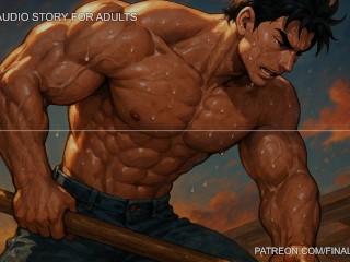 Hot Handyman Gay Erotic Audio: Sweaty Blowjob in the Barn