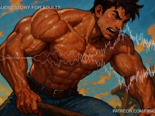 Hot Handyman Gay Erotic Audio: Sweaty Blowjob in the Barn