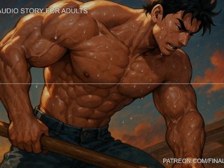 Hot Handyman Gay Erotic Audio: Sweaty Blowjob in the Barn