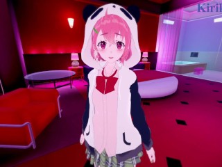 Sasaki Saku and I have intense sex at a love hotel. - Nijisanji VTuber POV Hentai