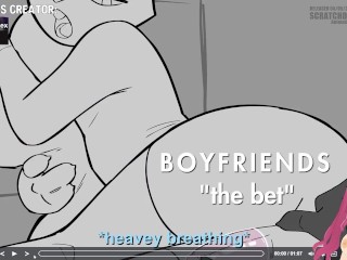 Femboy bets on furry semen measurement (Scratchdex animation) - Jazziuu