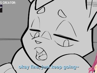 Femboy bets on furry semen measurement (Scratchdex animation) - Jazziuu