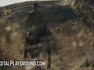 DIGITALPLAYGROUND - Vicki Chase Gets Pounded Outdoors By Her Cowboy Old Partner Scott Nails