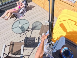 DICKFLASH Creampie After Anal 💦 Public Destroyed by 9-Inch Big Dick — Full video in profile 💦