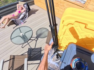 DICKFLASH Creampie After Anal 💦 Public Destroyed by 9-Inch Big Dick — Full video in profile 💦