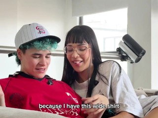 SABES QUE ME CORRO RÁPIDO! Lengua, saliva y orgasmos jugando videojuegos